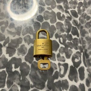 Louis Vuitton Gold Padlock Charm